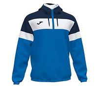 Joma Crew IV Chubasquero Caballero, Hombre, Royal Marino Blanco, XS
