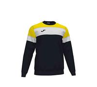 Joma Crew IV Sudaderas, Hombre, Negro-Amarillo, 6XS