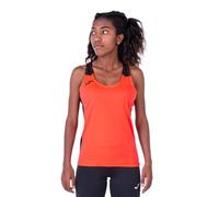 Camiseta tirantes mujer record ii coral flúor negro L