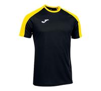 Joma Eco Championship Camiseta, Hombre, Negro/Amarillo, XL