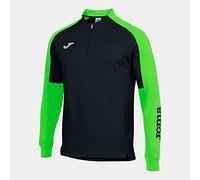 Joma Eco Championship Sudadera, Hombre, Negro (Black/Fluorescent Green), 2XL