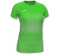 Joma Elite VII Camiseta Running, Mujer, Verde Fluor, XL