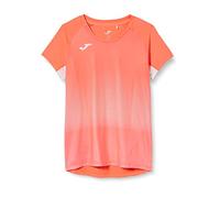 Joma Elite VII Camiseta Running, Niñas, Coral Fluor, XS