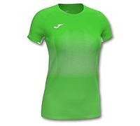 Joma Elite VII Camiseta Running, Niñas, Verde Fluor, XS