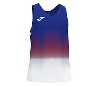 Joma Elite VII Camiseta Running sin Mangas, Hombre, Royal Blanco Rojo, M