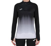 Joma Elite VII Sudadera Running, Niñas, Negro-Blanco, 2XS