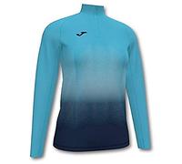 Joma Elite VII Sudadera Running, Niñas, Turquesa-Marino, 4XS-3XS