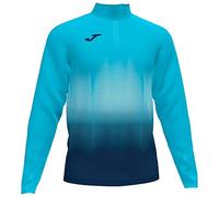 Joma Elite VII Sudadera Running, Niños, Turquesa-Marino, 2XS