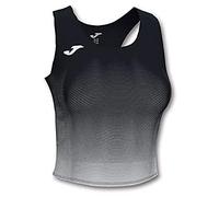 Joma Elite VII Top Running, Mujer, Negro-Blanco, XL