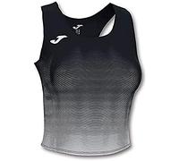 Joma Elite VII Top Running, Niñas, Negro-Blanco, 4XS-3XS