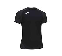 Joma Essential II Camisetas Equip. M/C, Hombre, Negro-Antracita, S