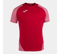 Joma Essential II Camisetas Equip. M/C, Hombre, Rojo-Blanco, 4XS-3XS
