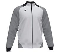 Joma Essential II Chaqueta Y Chaleco Cabal., Hombre, Blanco-Negro, XS