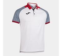 Joma Essential II Polos Caballero, Hombre, Blanco-Marino, 5XS
