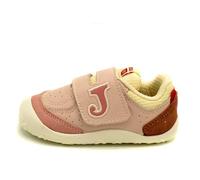 Joma Flexys Barefoot - Zapatillas respetuosas para Primeros Pasos | Horma Ancha, Drop 0 y Cierre adherente | Niño y niña (Rosa, Sistema Tallas Calzado EU, Bebé, Números, Mediano, 23)
