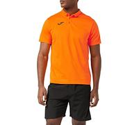 Joma Hobby, Polo para Hombre, Naranja Fluor (050), L