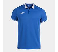 Joma Hombre Camisa de Polo, Royal Blanco, L