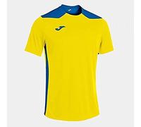 Joma - Camiseta oficial Championship VI m/c, Unisex, Amarillo-Royal, S