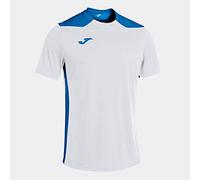 Joma Hombre Camiseta, Blanco-Royal, XS