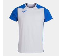 Joma Hombre Camiseta, Blanco-Royal, XXL