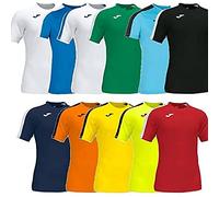 Joma Academy Camiseta Juego Manga Corta, Hombre, Marino Blanco, L