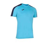Joma Hombre Camiseta Juego Manga Corta, Turquesa Flúor Marino, M