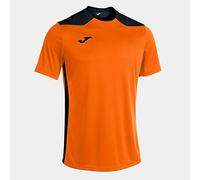 Joma Hombre Camiseta, Naranja-Negro, S