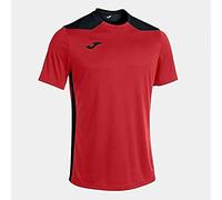 Joma Hombre Camiseta, Rojo-Negro, XS