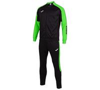 Joma Hombre Chándal, Negro/Verde Fluor, S