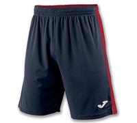 Joma Hombre Pantalones Cortos, Multicolor (Marino/Rojo), XXS