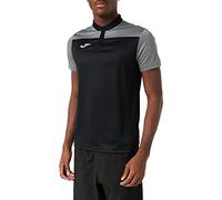 Joma Hombre Polos Caballero, Negro-Gris, 3XL