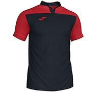 Joma Hombre Polos Caballero, Negro-Rojo, 3XL