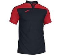Joma Hombre Polos Caballero, Negro-Rojo, M
