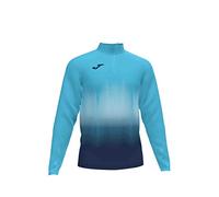Joma Hombre Sudadera Running, Turquesa Flúor Marino, XXL