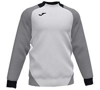 Joma Hombre Sudaderas, Blanco Negro, XL