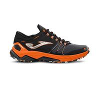 Joma Hombre Zapatillas para Carreras de montaña, Negro Naranja Flúor, 41 EU