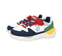 Joma J3080S2402V Deportivas para niños en Colores Beige, Marino, Rojo, Verde y Amarillo, con Cinta Textil Adhesiva, Cordones elásticos y Plantilla Extraible NIÑO Deportivos