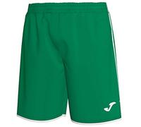 Joma Liga 101324 - Pantalón Corto para Mujer, Color Verde y Blanco, 101324_452_L, Verde-Blanco, L