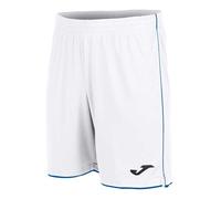 Joma - Liga Short, Pantalones cortos, Unisex adulto, Blanco-royal, L