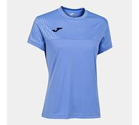Joma Manga Corta Montreal, Camiseta Mujer, Azul (Blue), XXS
