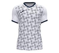 Joma Manga Corta Supernova Iii, Camiseta Hombre, Blanco-marino, 6XS