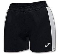 Joma Maxi Pantalon equipaciones, Niñas, Negro-Blanco, 2XS