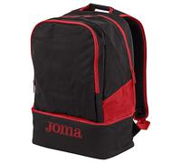 Mochila estadio iii negro rojo S