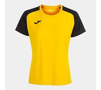 Joma Mujer Camiseta, Amarillo-Negro, L