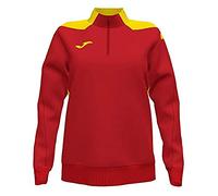 Joma Championship VI Sudadera, Mujer, Rojo-Amarillo, M