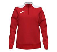Joma Mujer Sudadera, Rojo-Blanco, XL