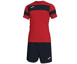 Joma Niños Conjunto de Fútbol, Rojo-Negro, 8XS-7XS