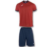 Joma Niños Set Equipacion M/Corta, Rojo Marino, XXS