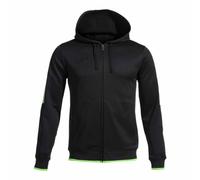 Joma OLIMPIADA Sudadera con Capucha, Negro, Verde neón, XXL para Hombre