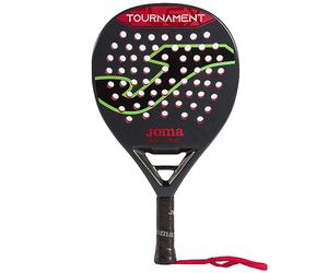 Joma Páde Pala con Marco 100% Carbono - Tournament, Negro Rojo